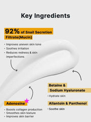 Daily Face Gel Cream for Dry Sensitive Skin COSRX Snail Mucin 92% Moisturizer 3.52oz/ 100g